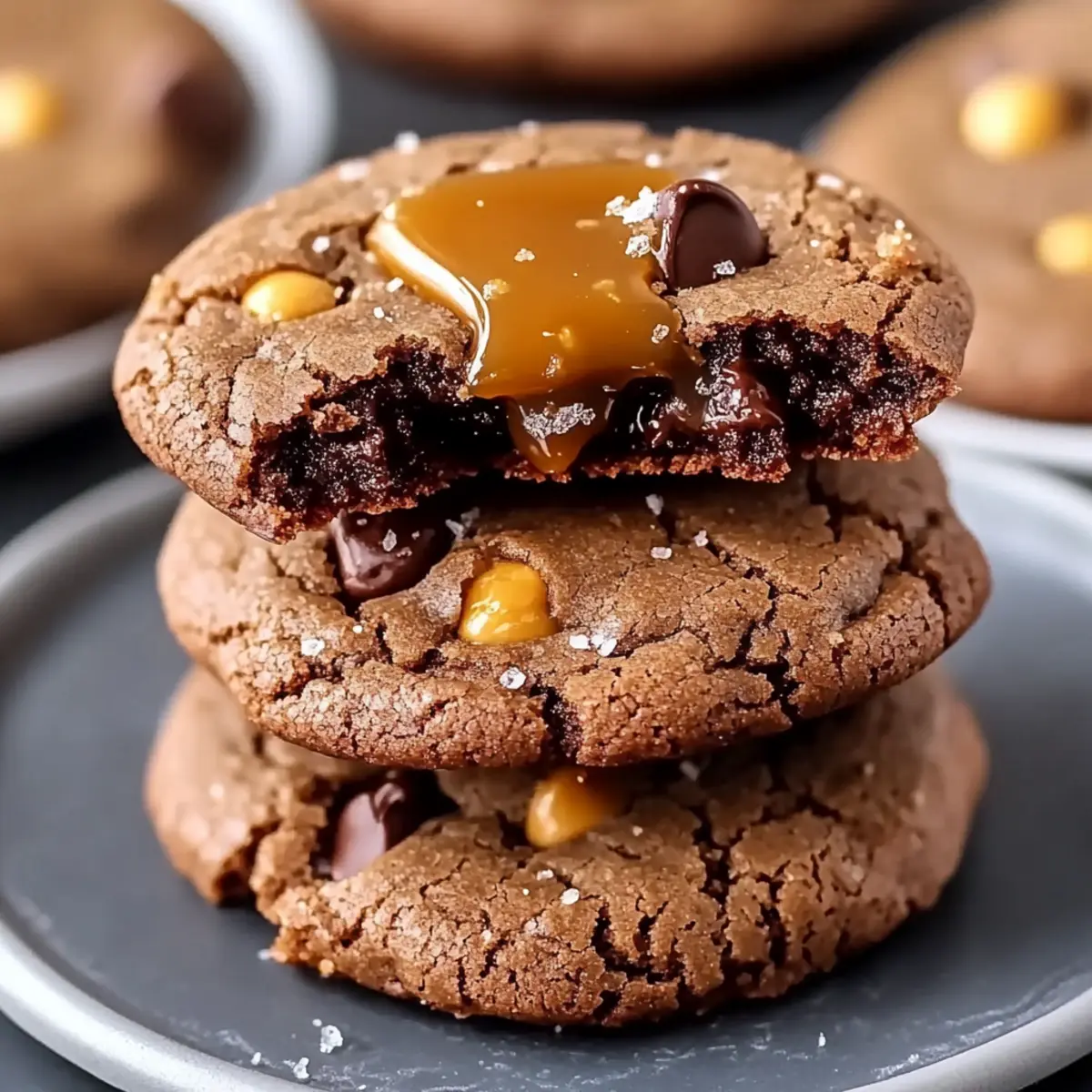 Salted Caramel Chocolate Chip Cookies