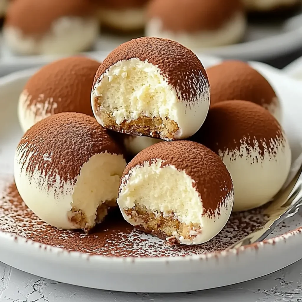 Delicious Tiramisu Truffles Recipe with Savoiardi Cookies