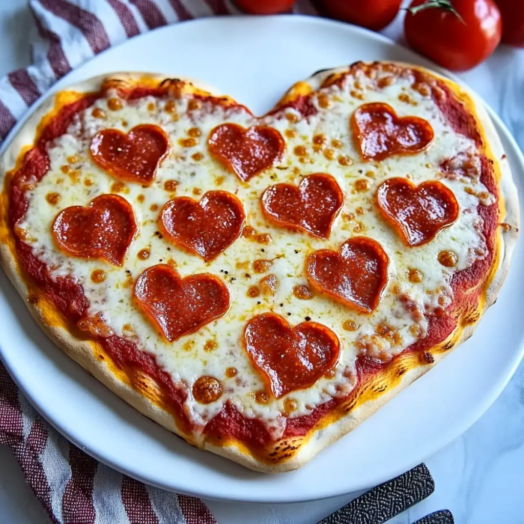 Delicious Heart-Shaped Pizza Recipe for Your Special Occasion