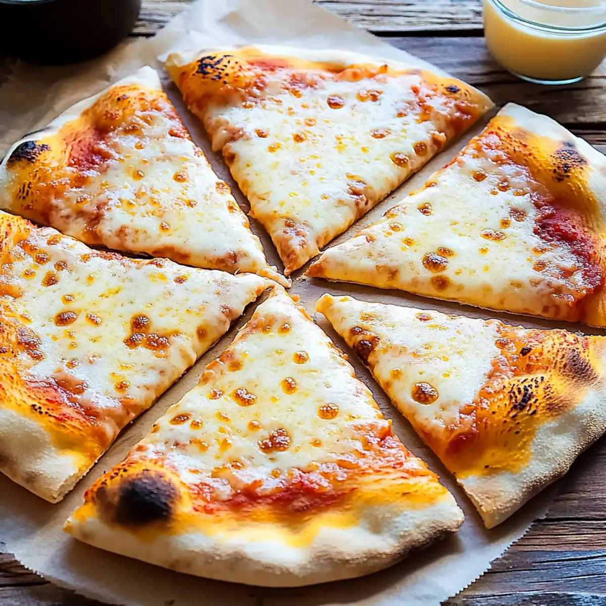 Four Cheese Quattro Formaggi Pizza