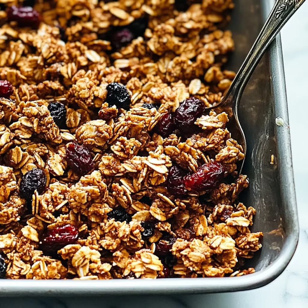 Easy Homemade Healthy Granola Recipe for Nutritious Snacking