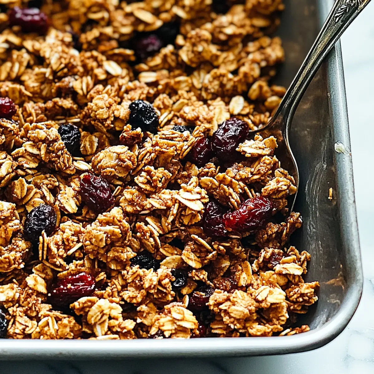 Easy Homemade Healthy Granola Recipe for Nutritious Snacking