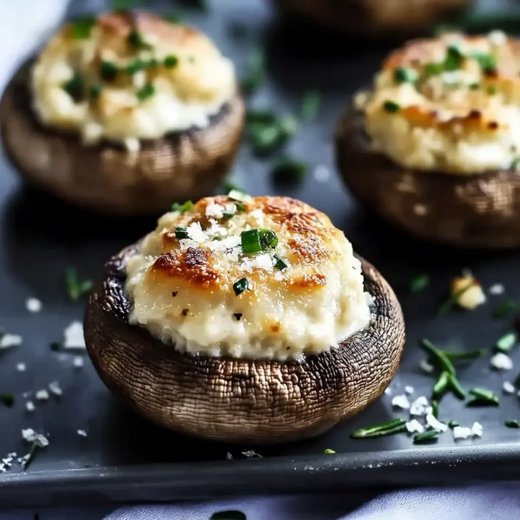 Delicious Boursin Cheese Stuffed Mushrooms Recipe in 20 Minutes