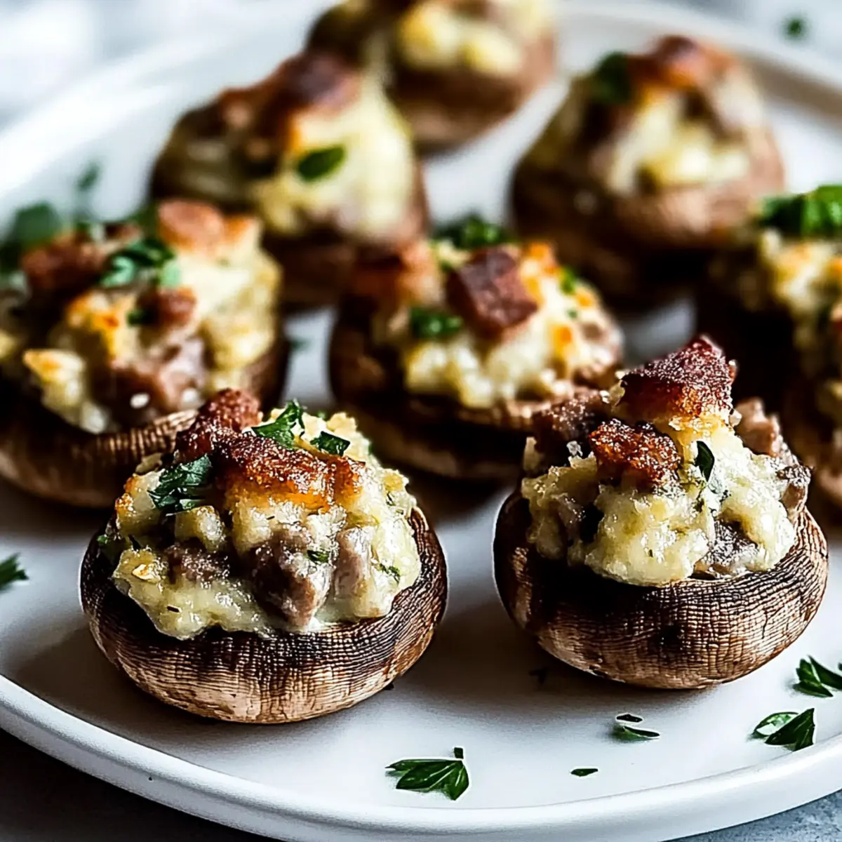 Delicious Classic Christmas Stuffed Mushrooms Recipe to Impress