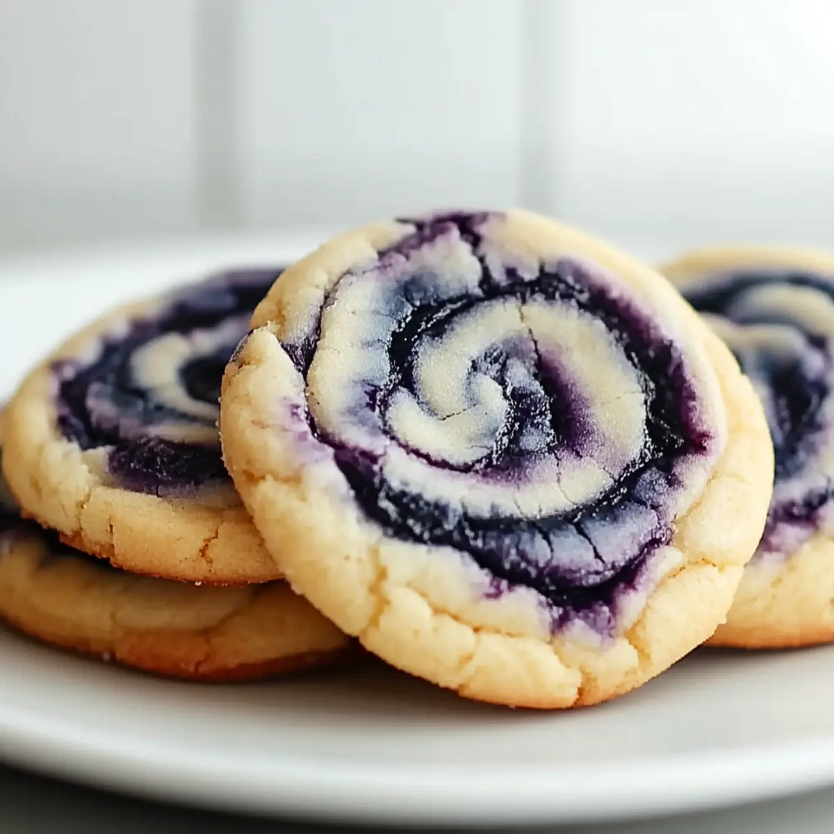Blueberry Cheesecake Swirl Cookies