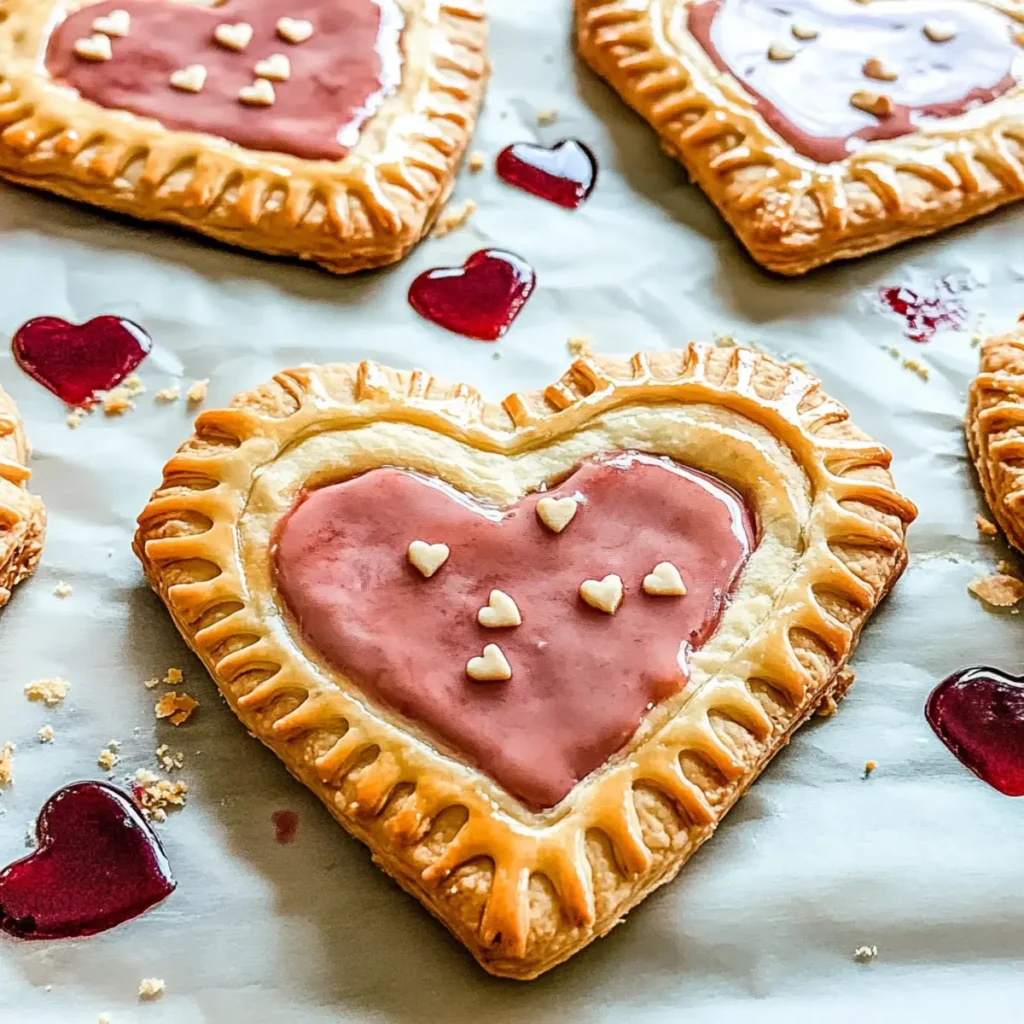 Valentine’s Day Inspired Pop-Tarts: Heart Shaped Pastries Recipe