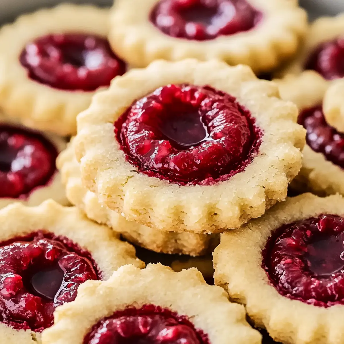 Delicious Raspberry Shortbread Cookies with Almond Flavor