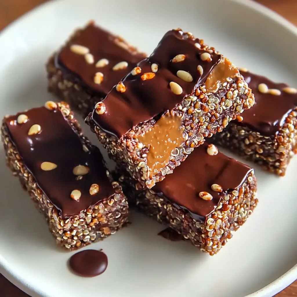 Chocolate Peanut Butter Quinoa Bites