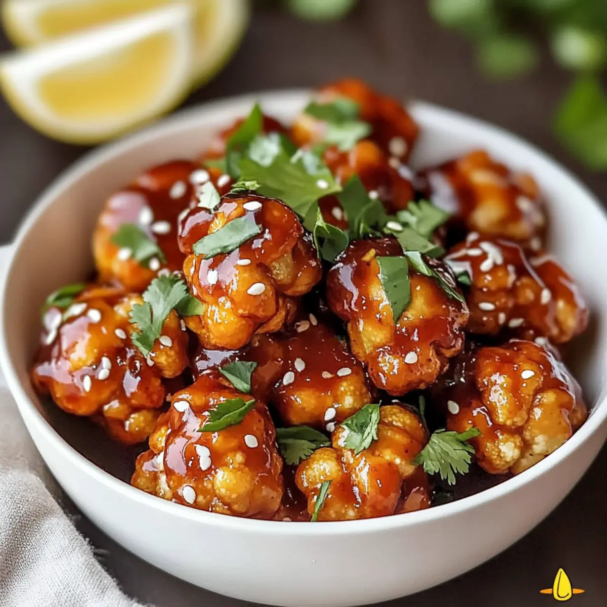 Cheesecake Factory Korean Cauliflower Recipe Quick & Easy Air Fryer Wings