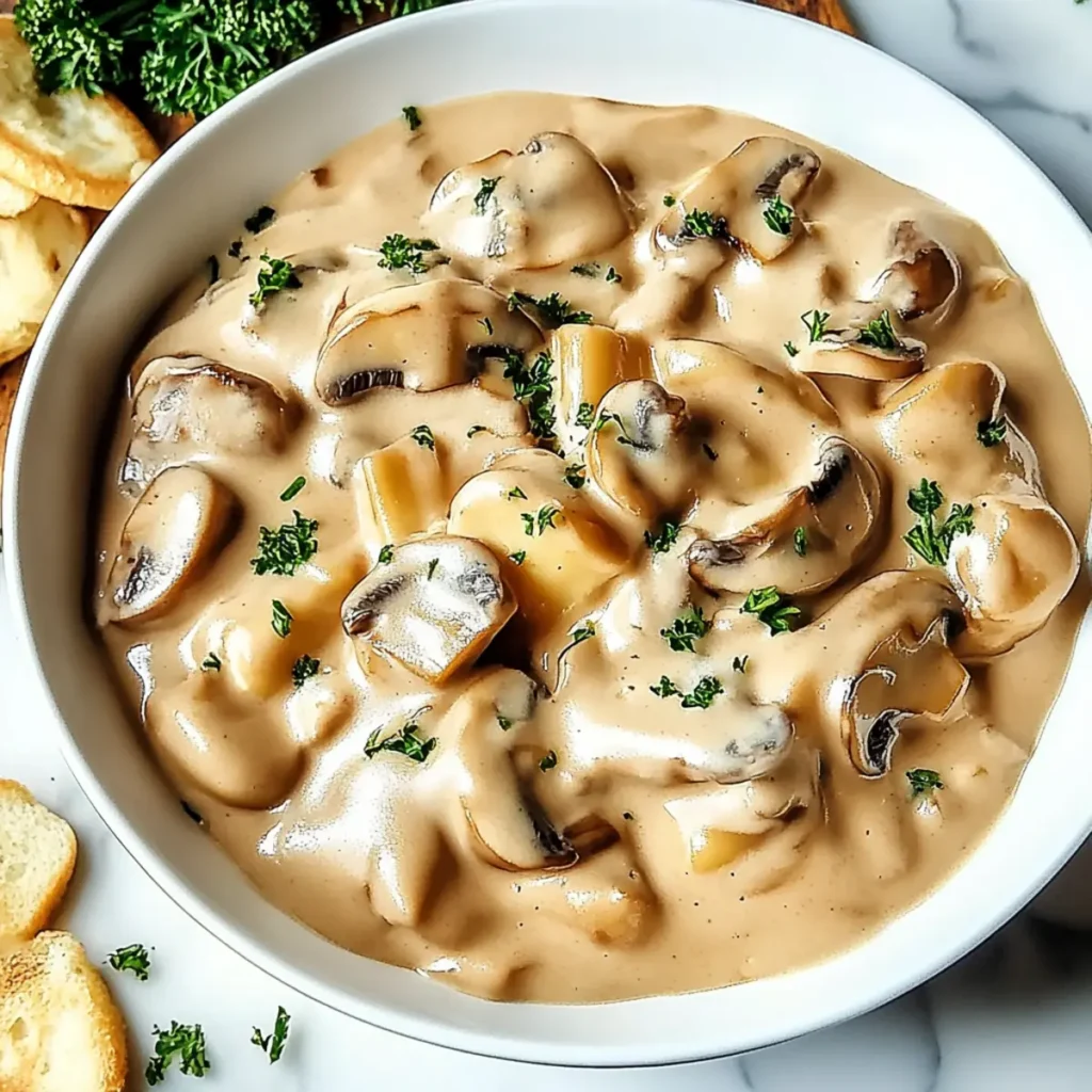 Creamy Mushroom Stroganoff