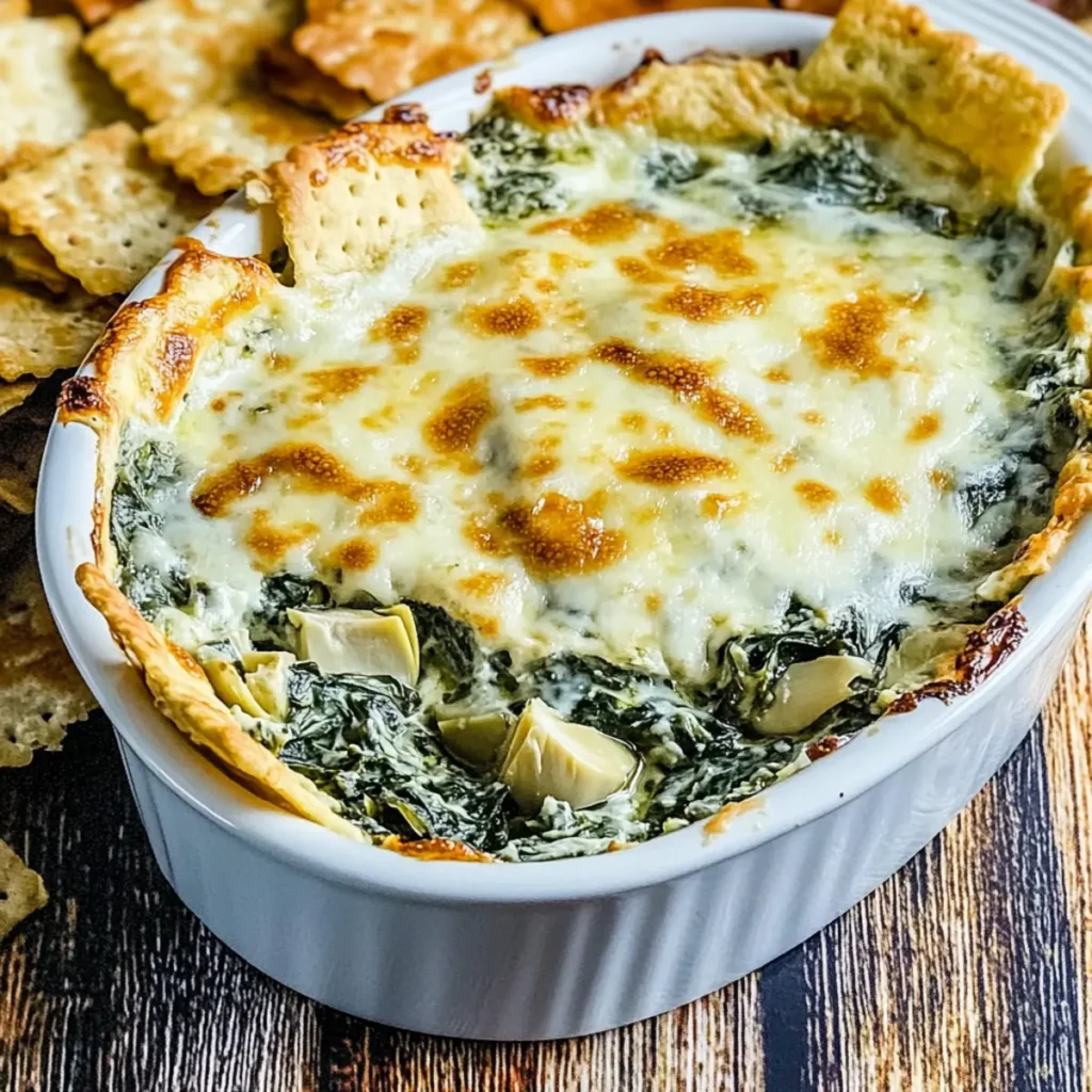 The Best Spinach Artichoke Dip