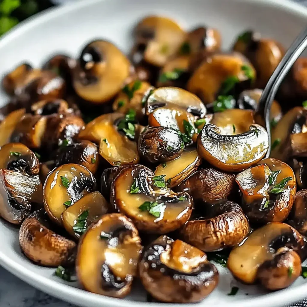 Delicious Garlic Butter Mushrooms & Onions Ready in 15 Minutes