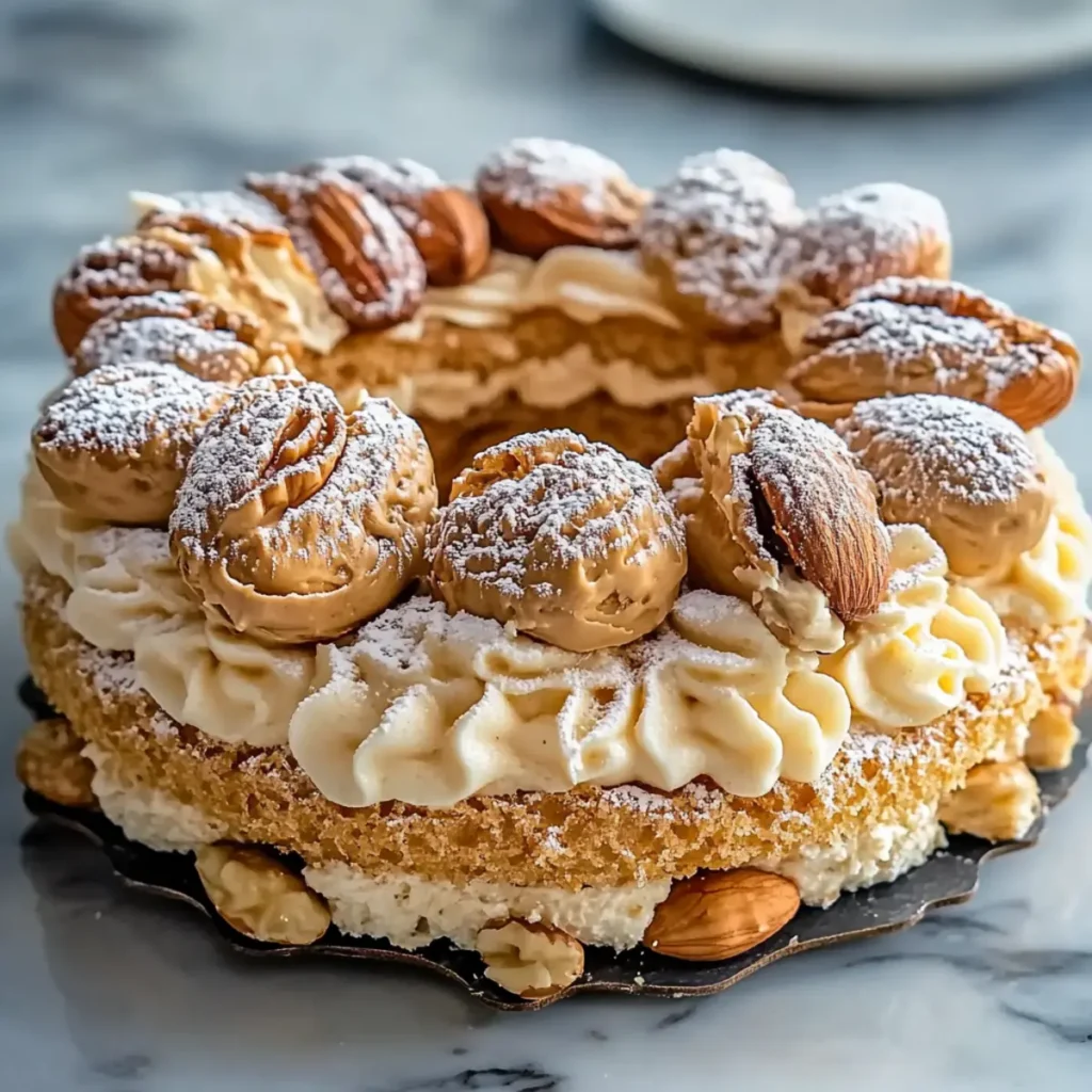 Decadent Paris-Brest with Hazelnut Cream