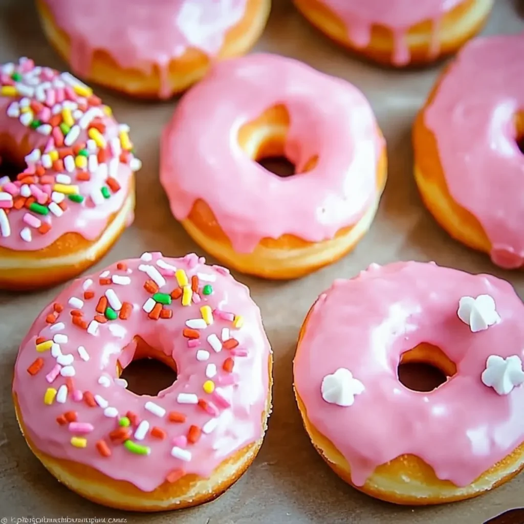 Pink Party Donuts