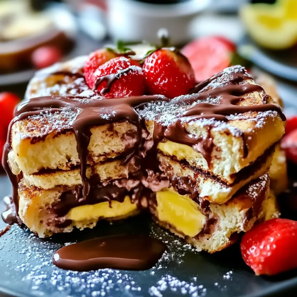 Nutella French Toast Hearts