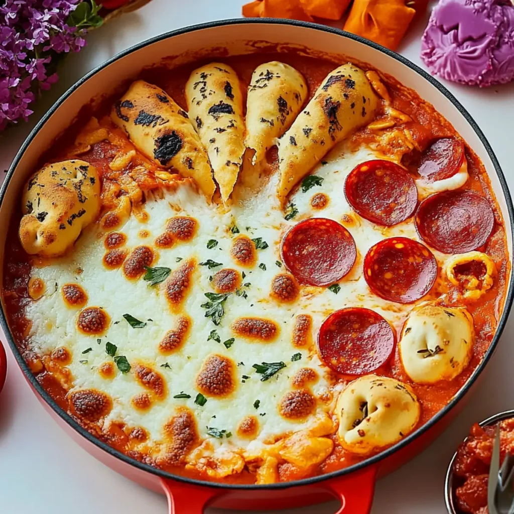 Irresistible Cheesy Pepperoni Dip for Your Valentine’s Day Thali
