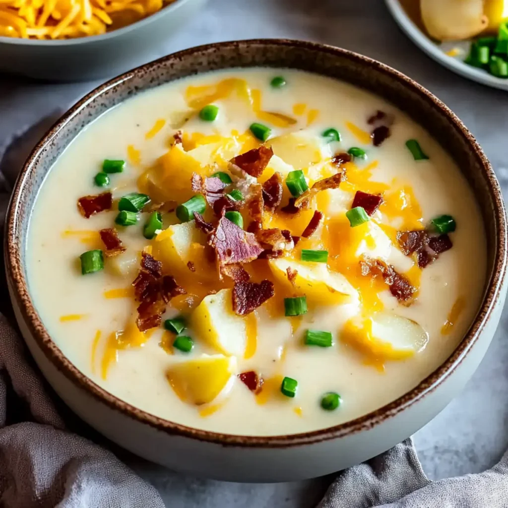 Loaded Potato Cheese Soup
