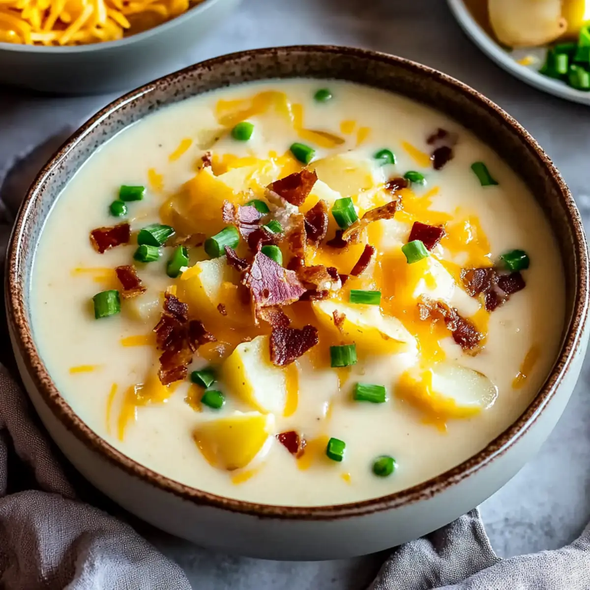 Loaded Potato Cheese Soup