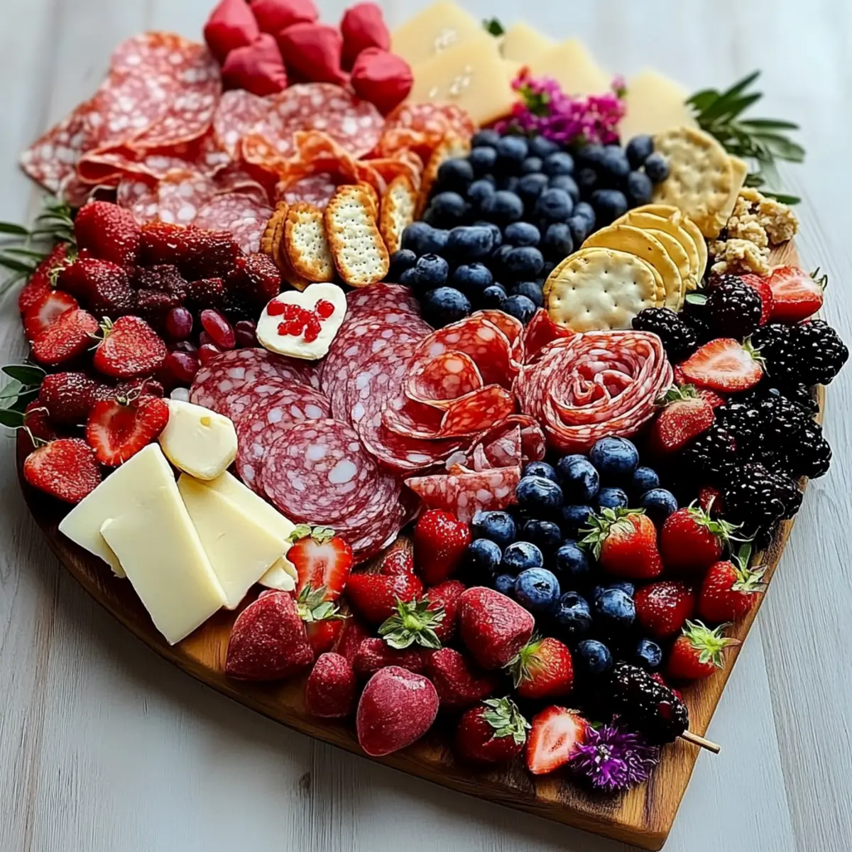 Valentine’s Charcuterie Board