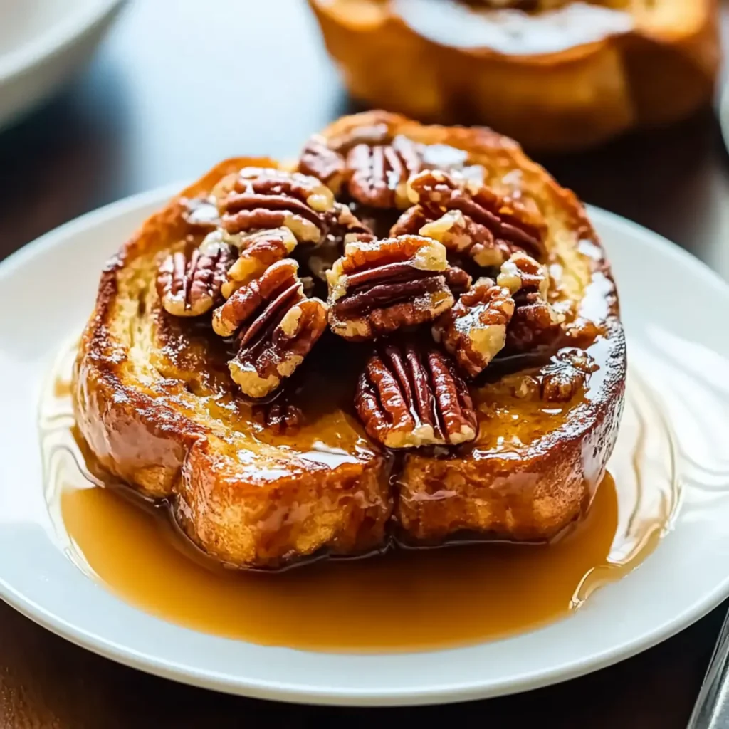 Overnight Pecan Pie French Toast