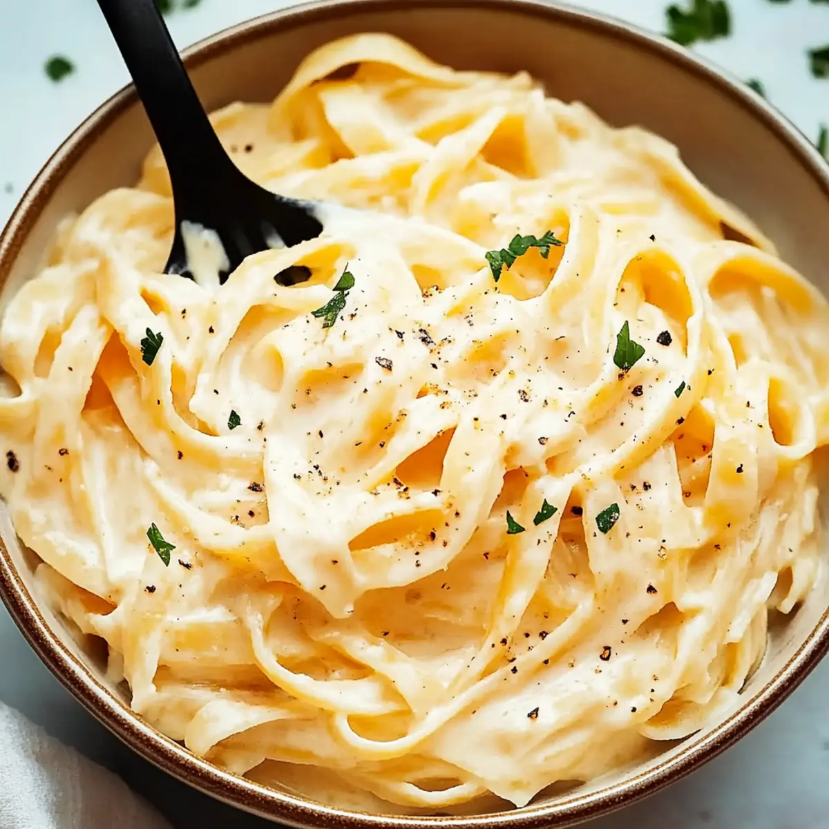 The Creamiest Alfredo Sauce Ever with Garlic and Parmesan Delight