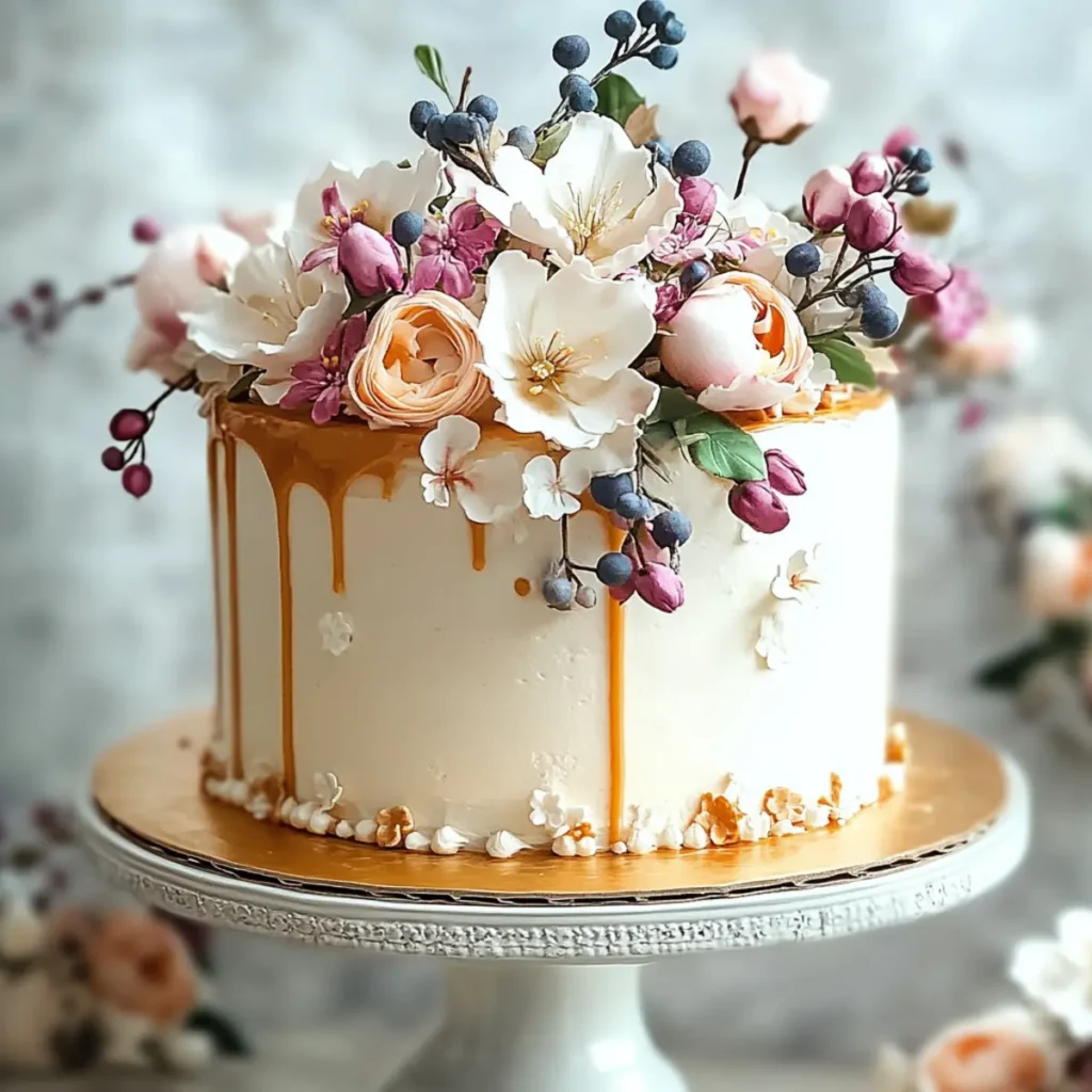 Spring Wedding Cake