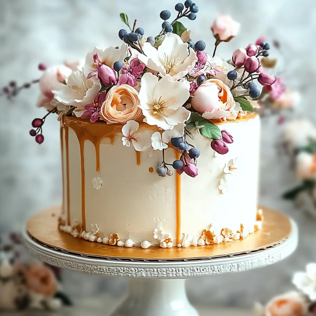 Spring Wedding Cake