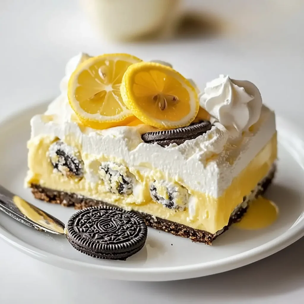 Lemon Oreo Dessert