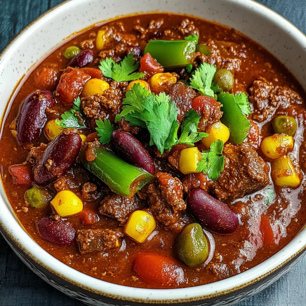 Award Winning Short Rib and Chorizo Chili