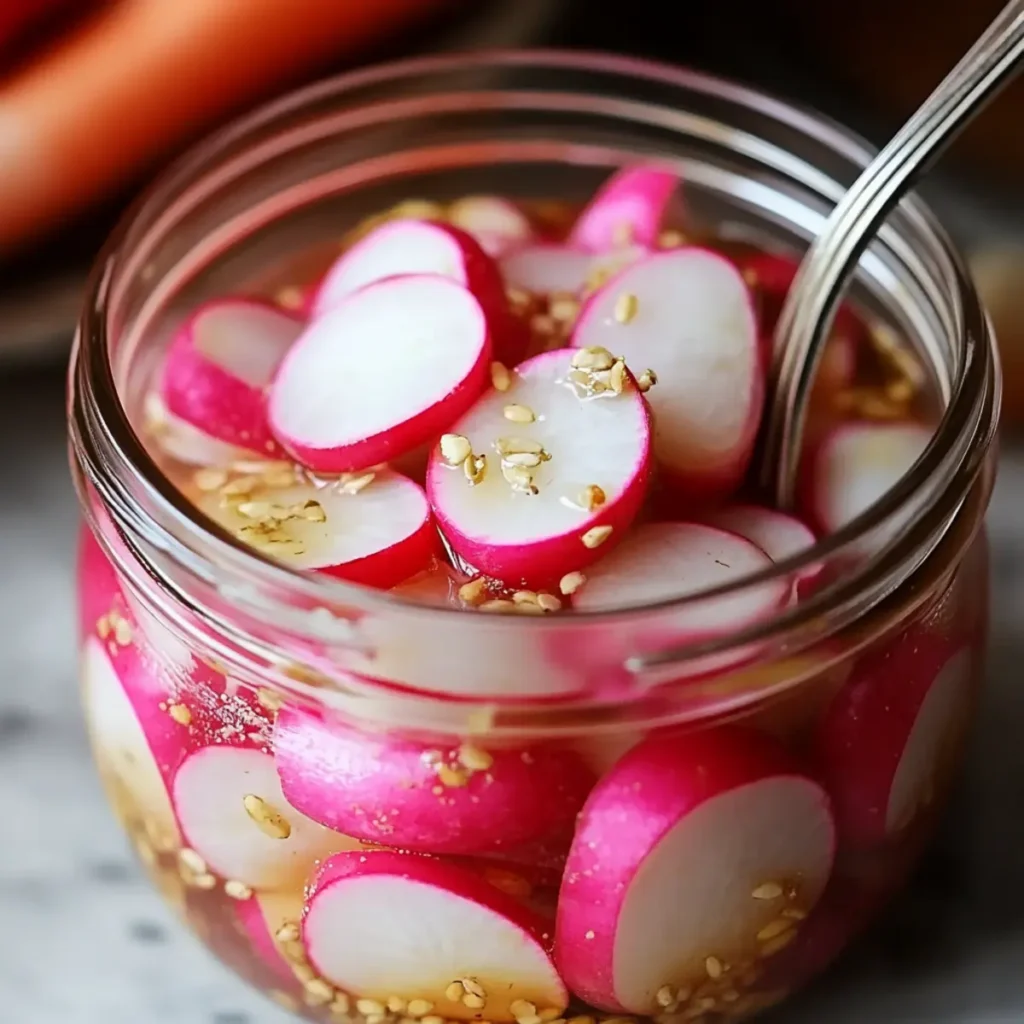 Quick Pickled Japanese Radishes