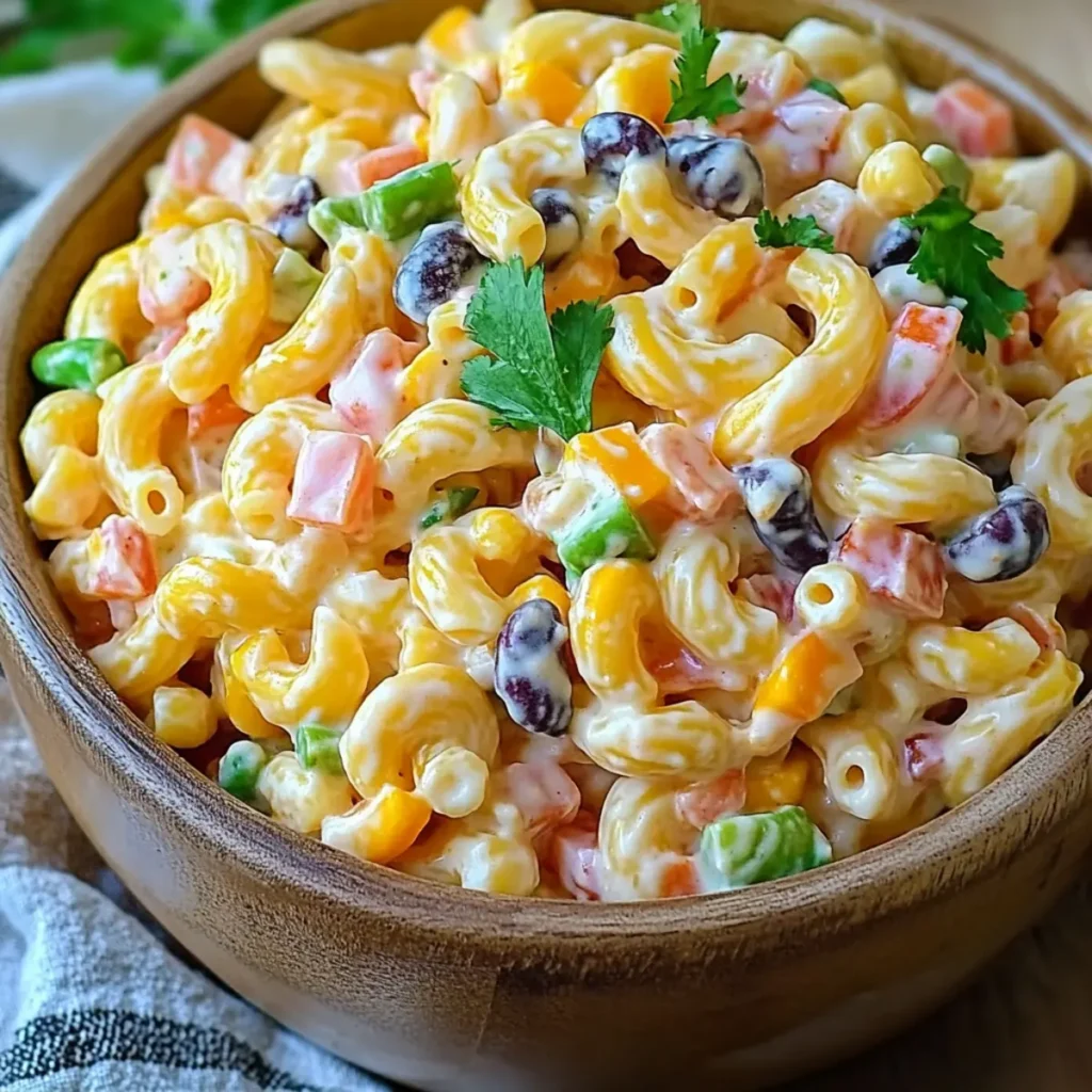 Fiesta-Ready Mexican Macaroni Salad Recipe