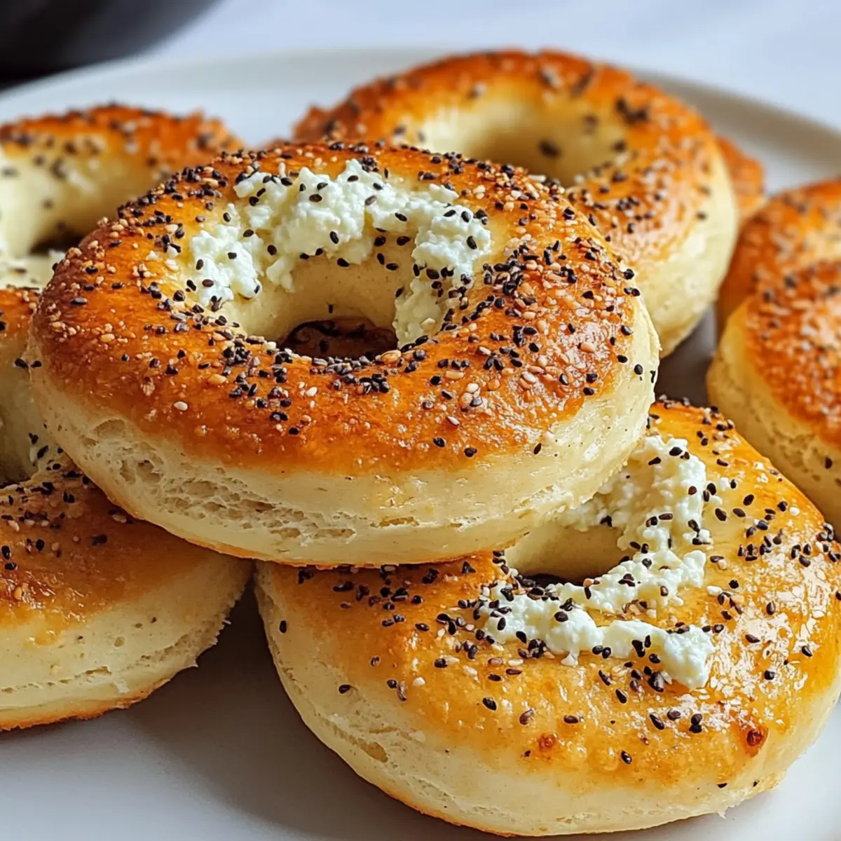 Keto Cottage Cheese Bagels