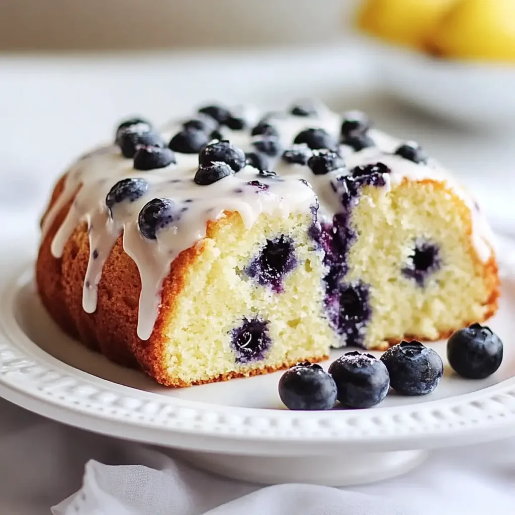 Lemon Blueberry Pound Cake