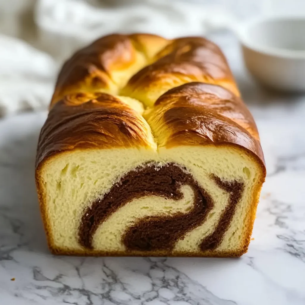 Marble Brioche Bread