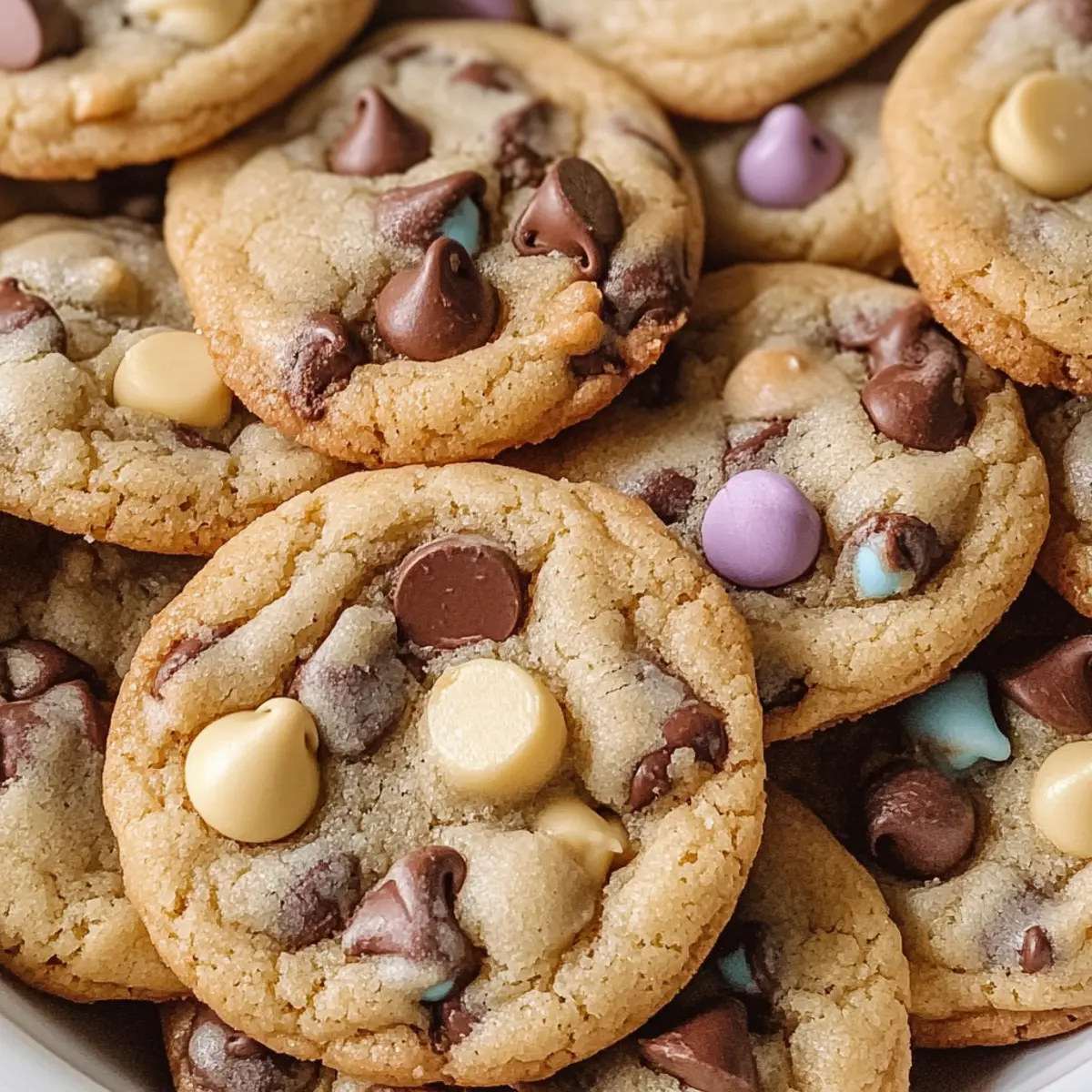 Easter Chocolate Chip Cookies
