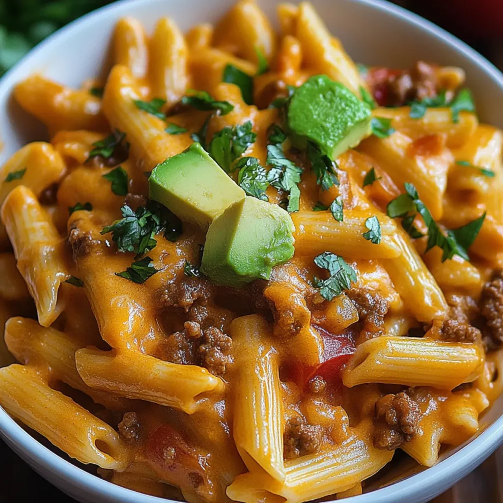 Cheesy Taco Pasta