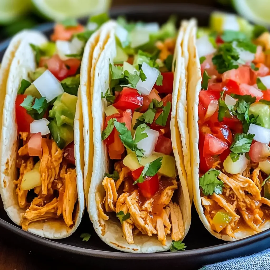 Crockpot Chicken Tacos