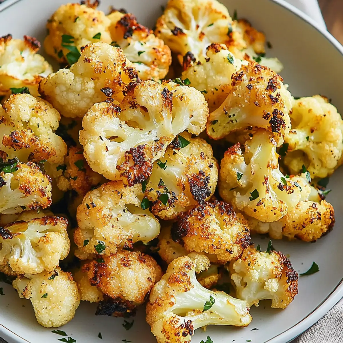Crispy Roasted Cauliflower