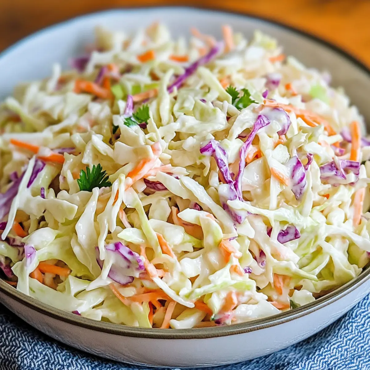 Quick & Simple Coleslaw