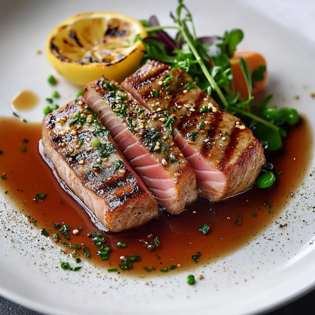 Tuna Steak Dinner
