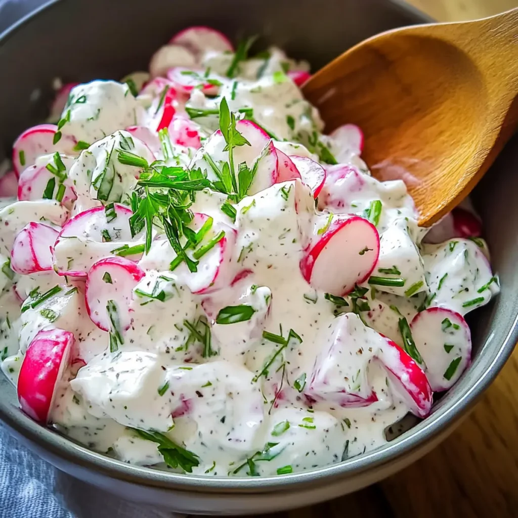 Creamy Radish Salad