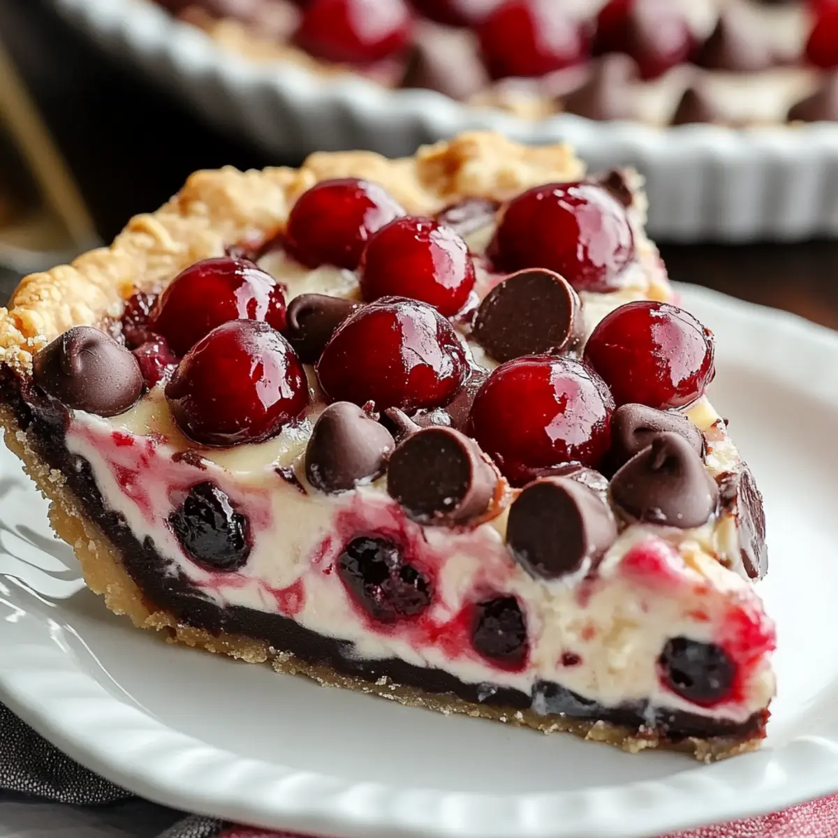 Cherry Chocolate Chip Pie