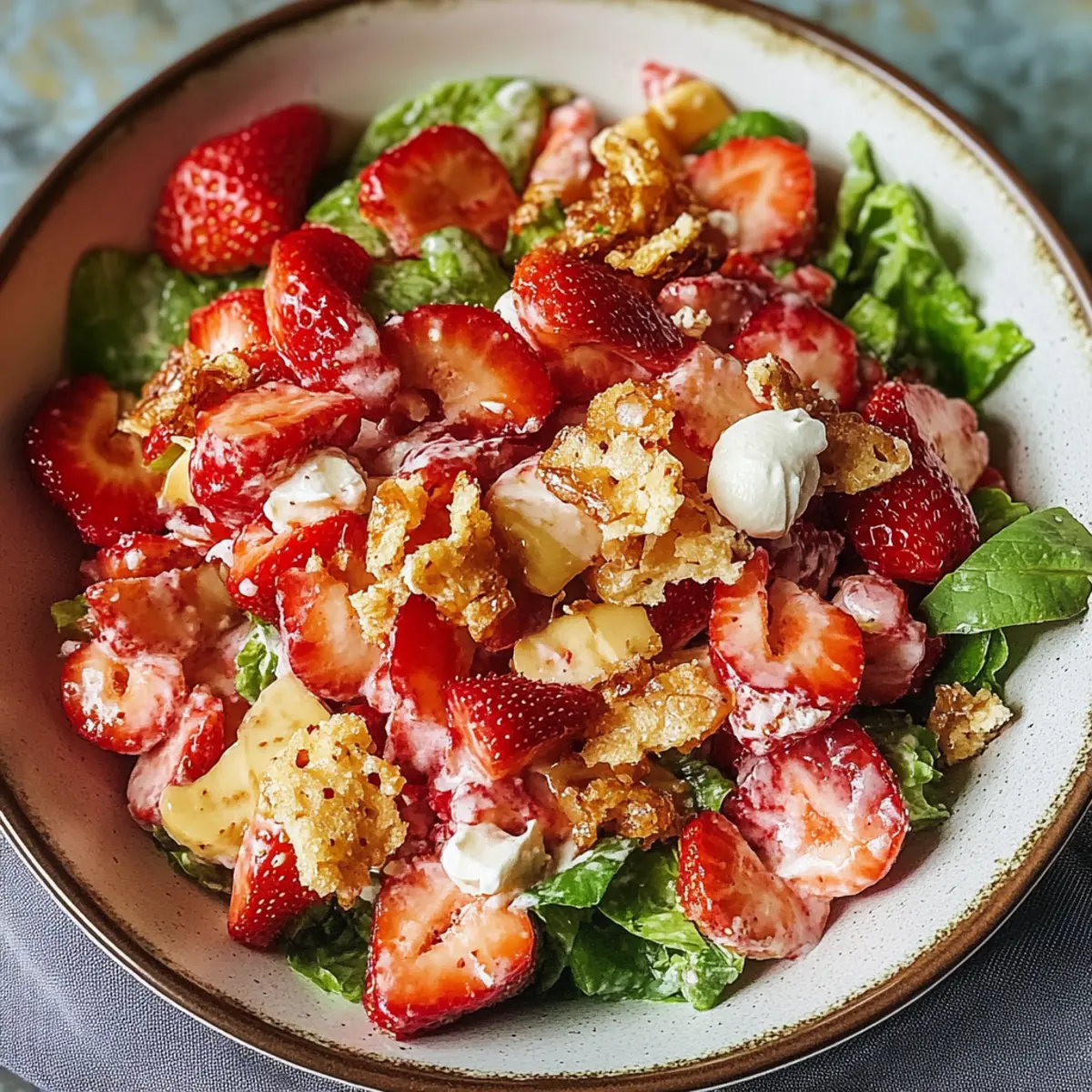 Strawberry Crackle Salad