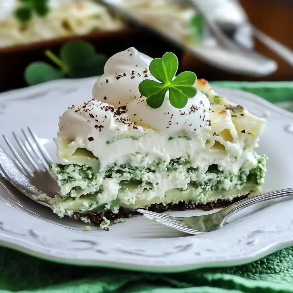 Shamrock Shake Lasagna
