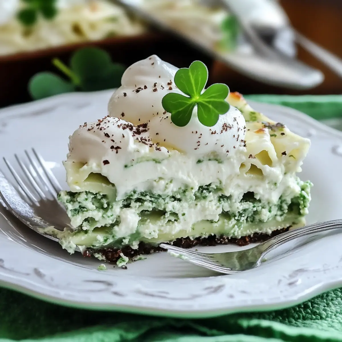 Shamrock Shake Lasagna